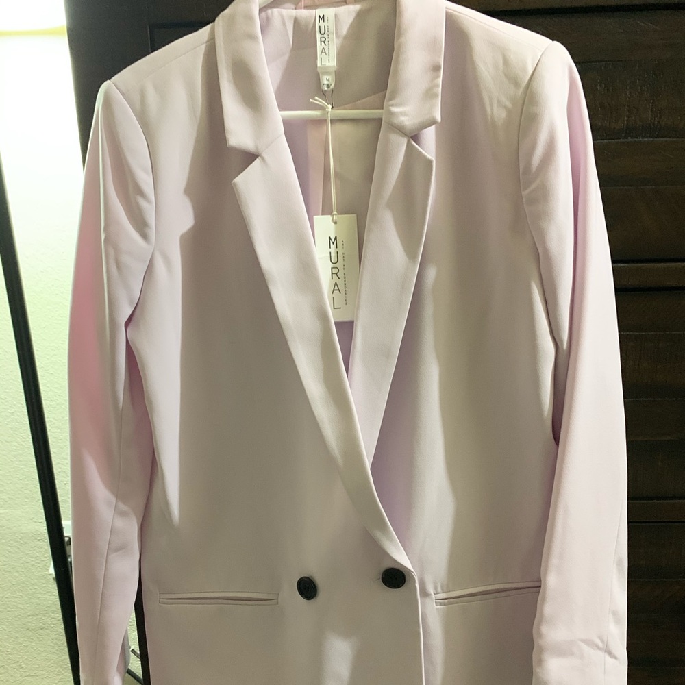Mural Medium Blazer light purple 👱🏼‍♀️👩🏻🧥